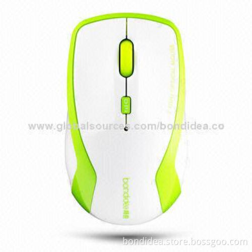 Wireless Optical Mouse with Full Color, Measures 102 x 59 x 37mm